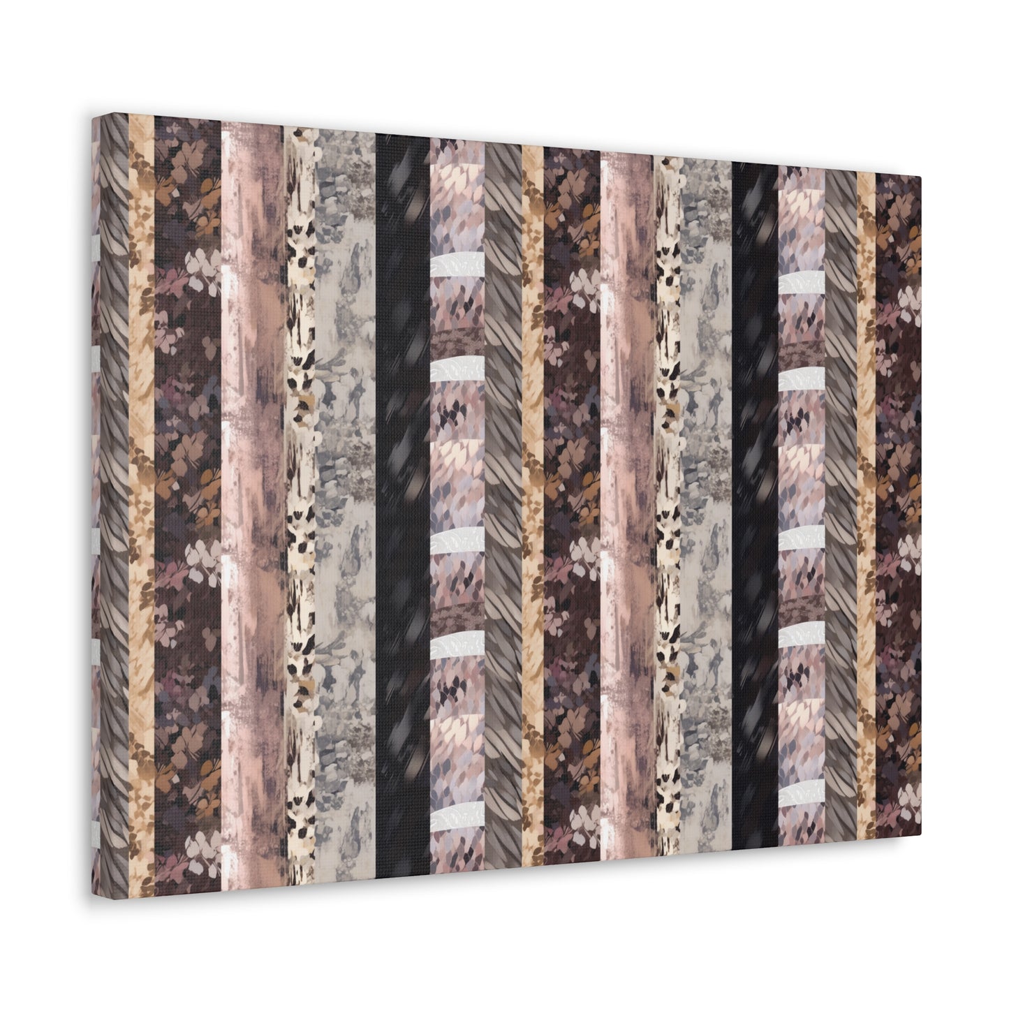 Textured Stripes Canvas Gallery Wrap