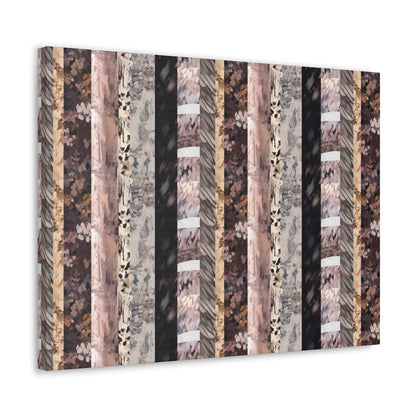 Textured Stripes Canvas Gallery Wrap