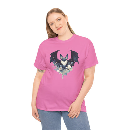 Midnight Bat Unisex Heavy Cotton Tee
