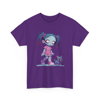 Zombie Dog Walker Unisex Heavy Cotton Tee