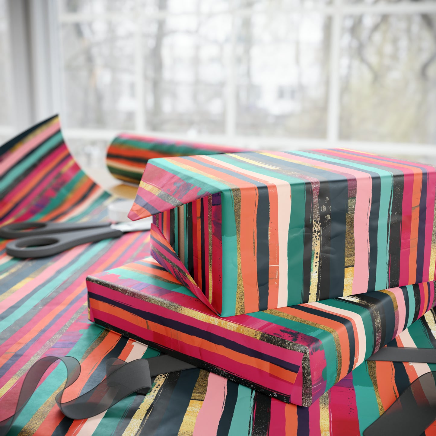 Silly Stripes Wrapping Papers