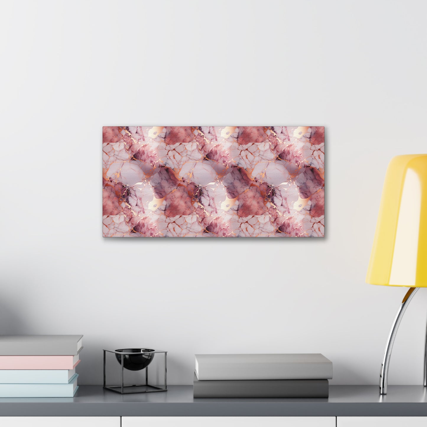 Rose Gold Marble Canvas Gallery Wrap