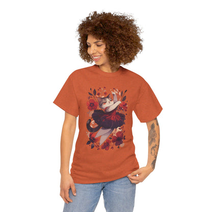 Ballet Cat Unisex Heavy Cotton Tee