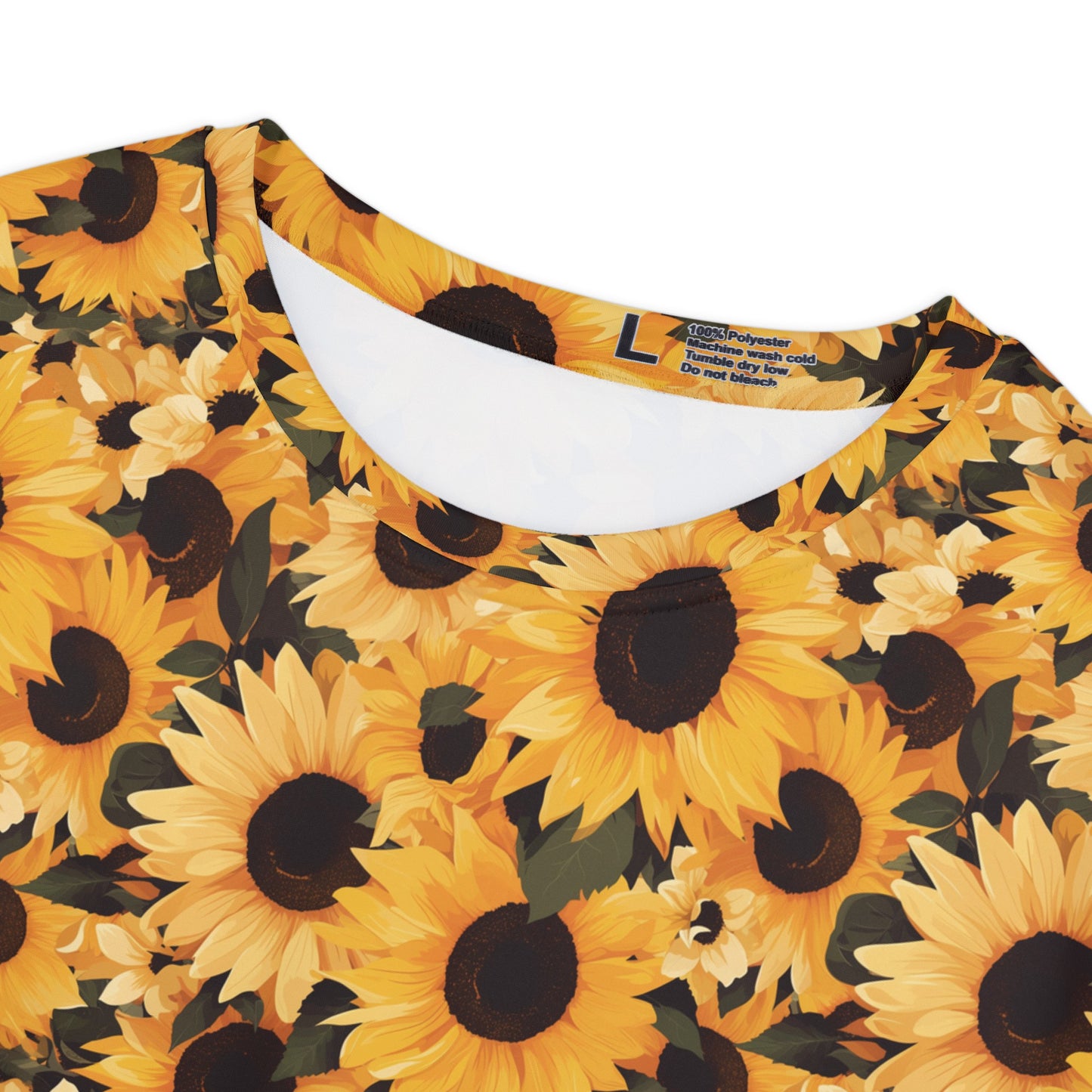 Sunflower Field Women's Short Sleeve Shirt (AOP)