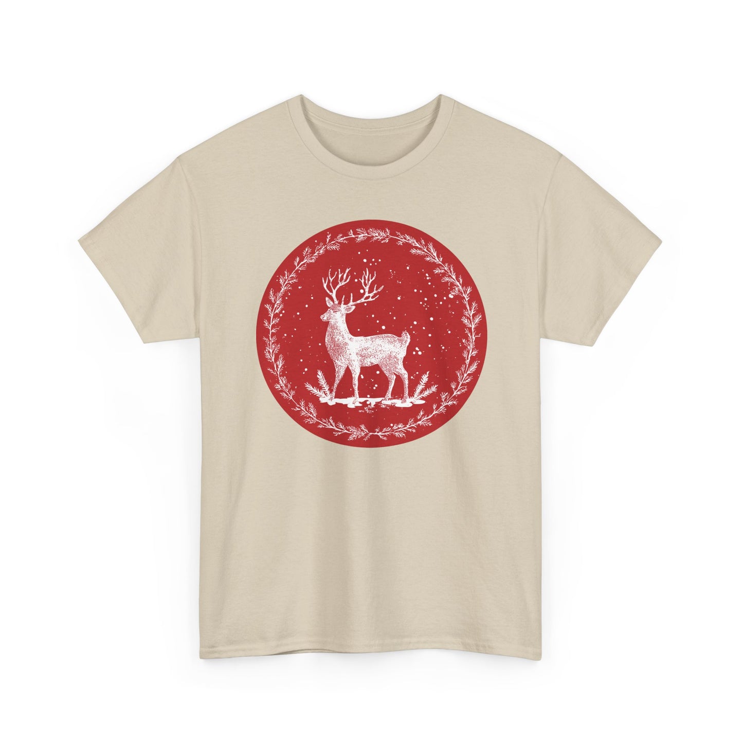 Rustic Deer Unisex Heavy Cotton Tee