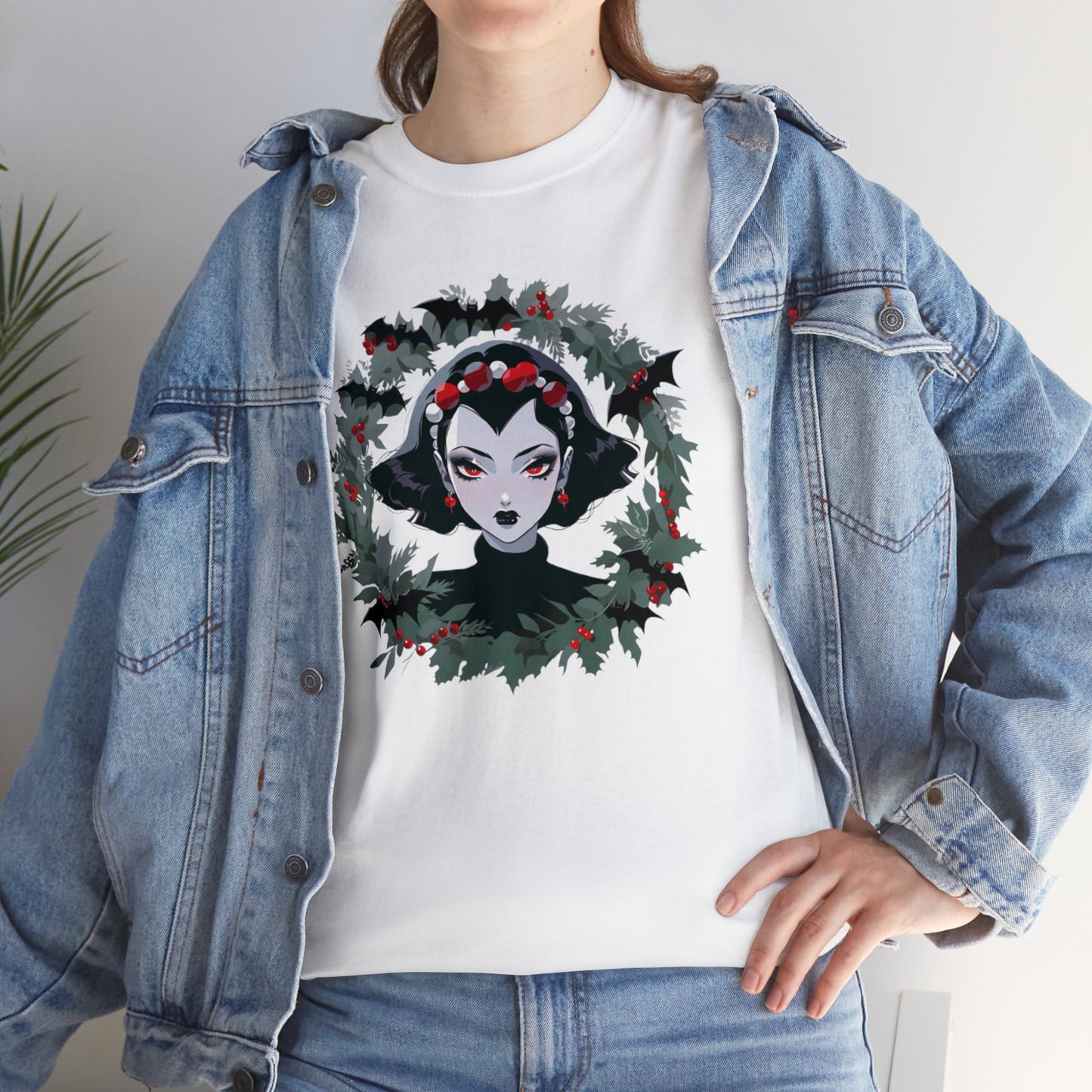 Vampire Wreath Unisex Heavy Cotton Tee