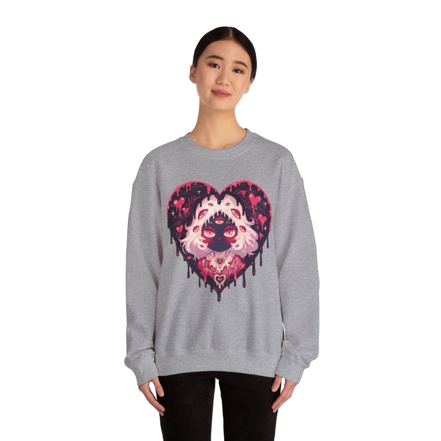 Melty Heart Unisex Heavy Blend™ Crewneck Sweatshirt