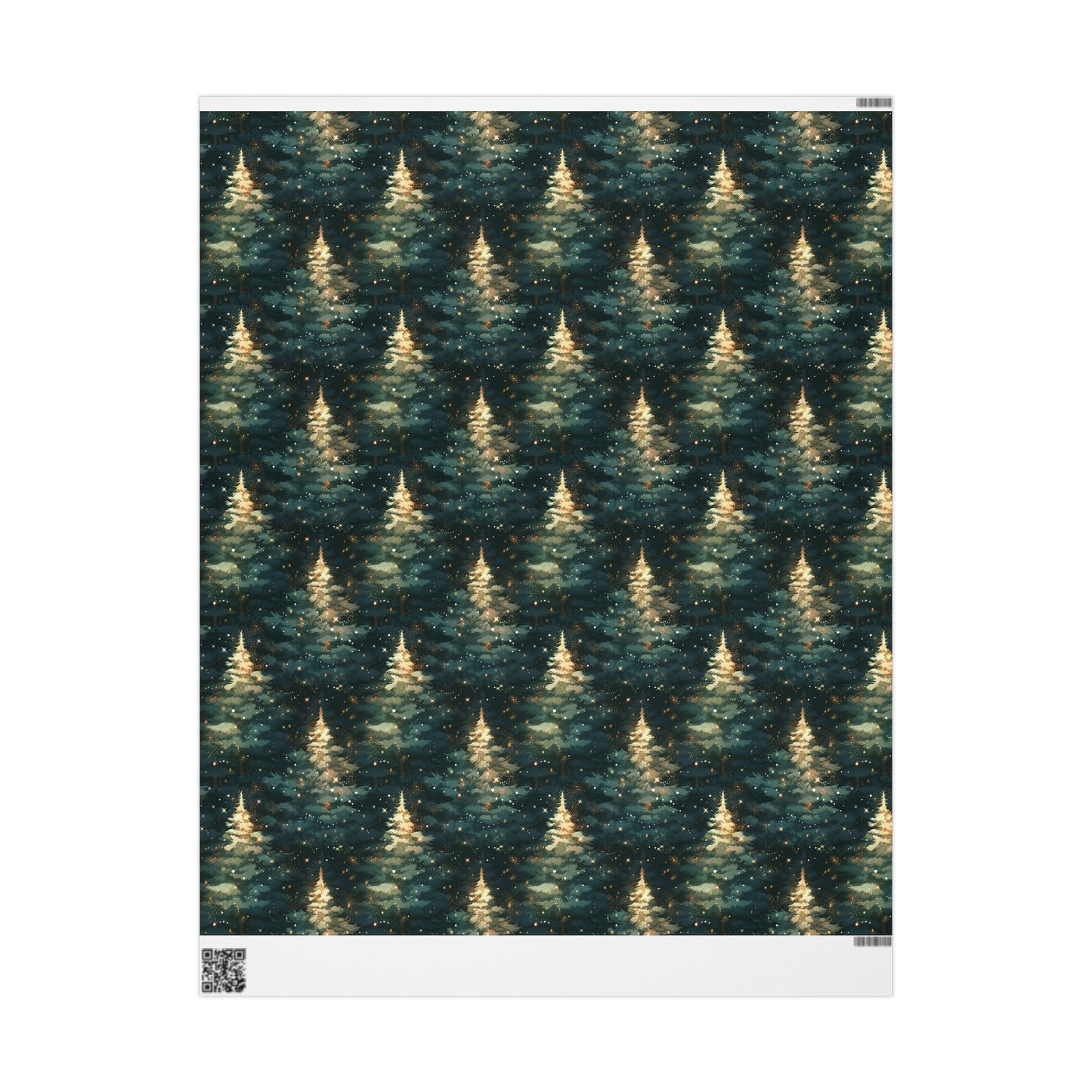 Twinkling Trees Wrapping Papers