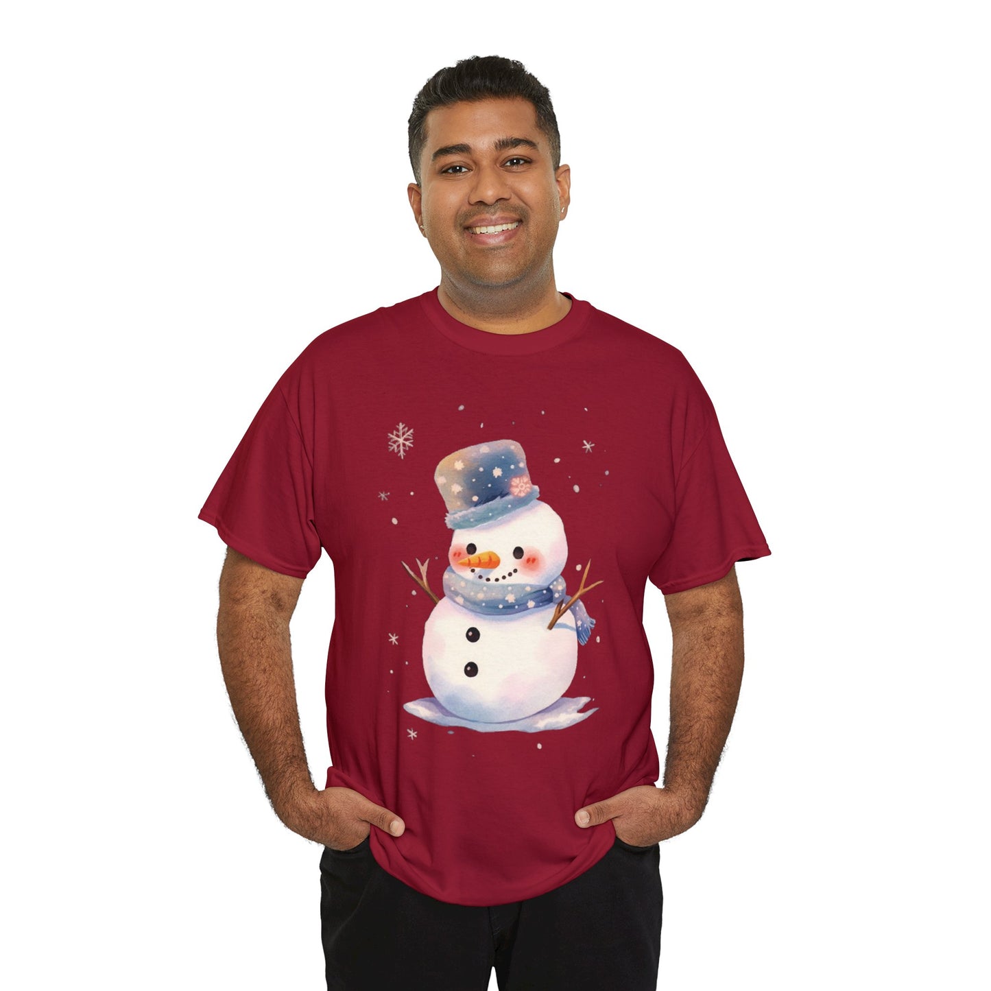 Snowman Unisex Heavy Cotton Tee
