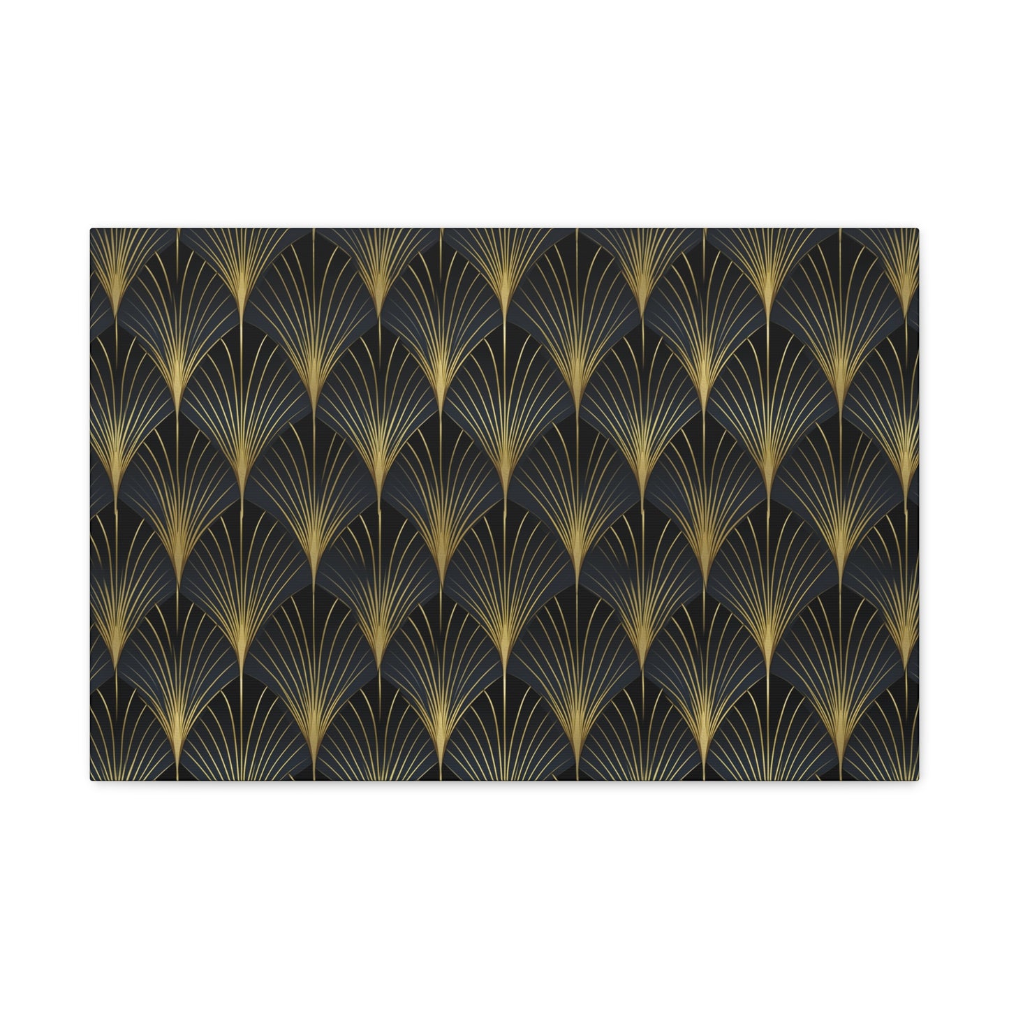 Art Deco Fans Canvas Gallery Wrap