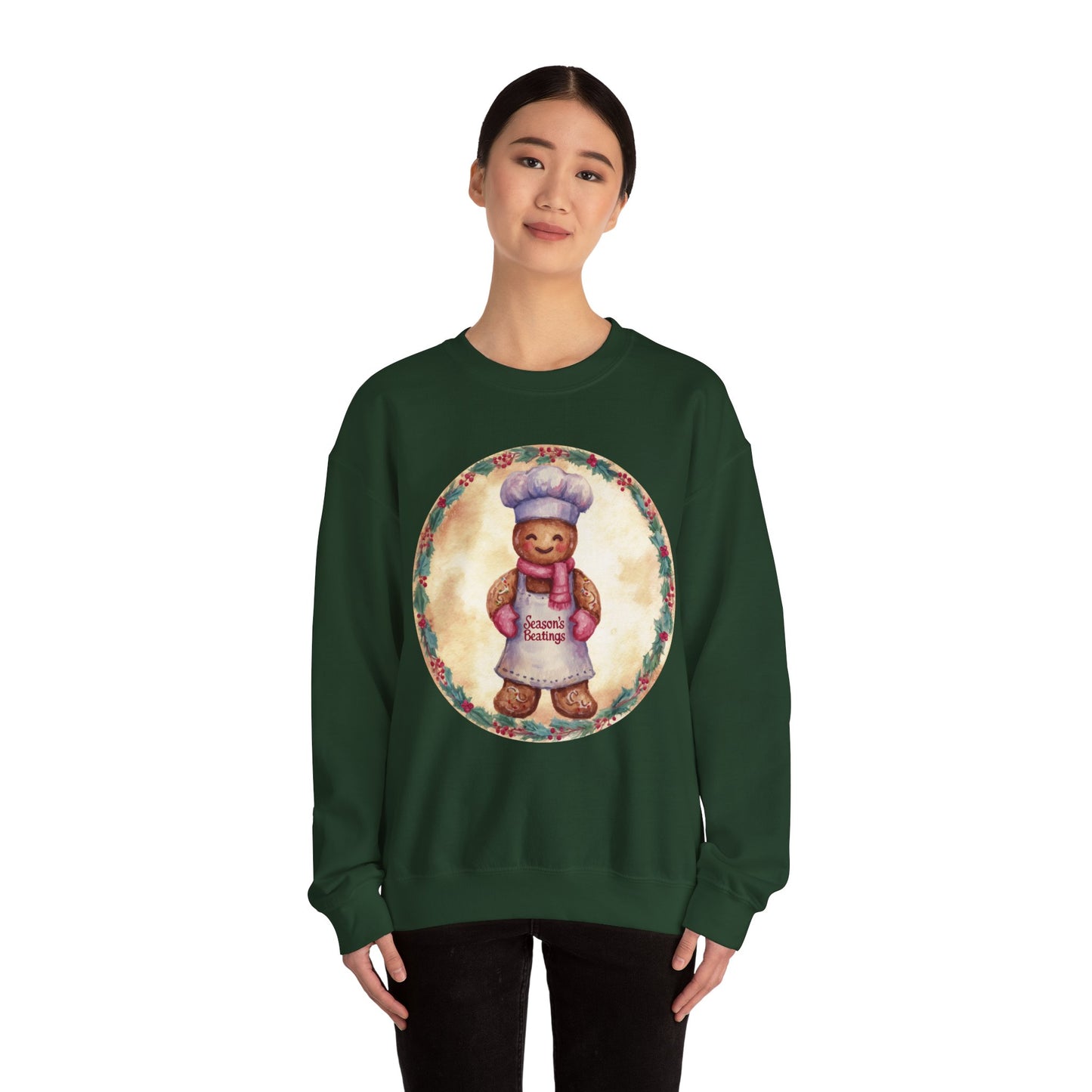 Gingerbread Baker Unisex Heavy Blend™ Crewneck Sweatshirt
