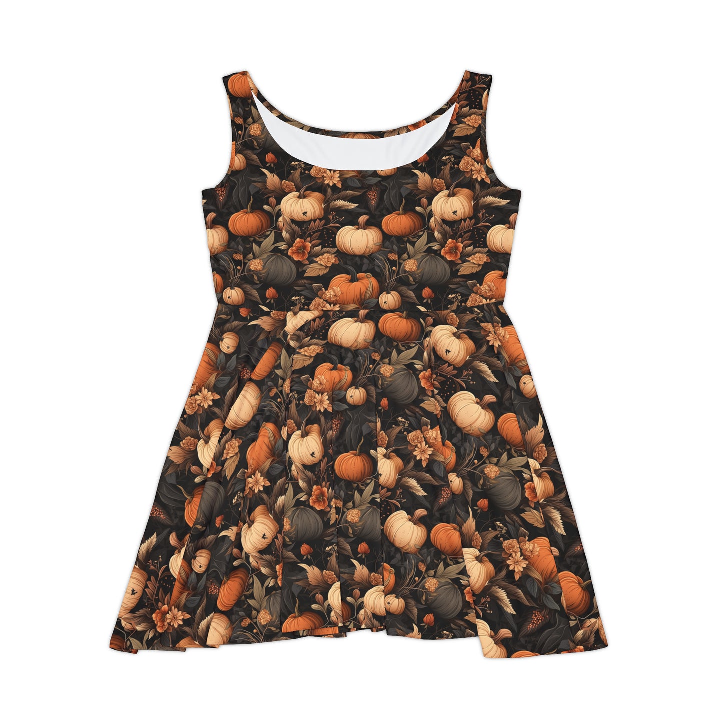 Pumpkin Harvest Women's Skater Dress (AOP)
