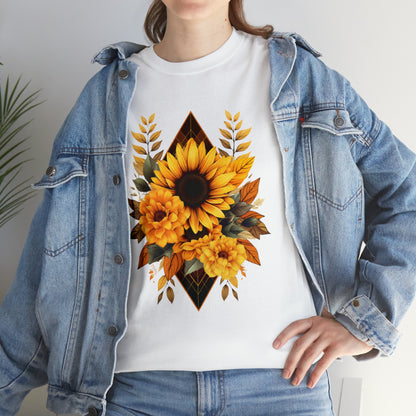 Sunflowers Unisex Heavy Cotton Tee