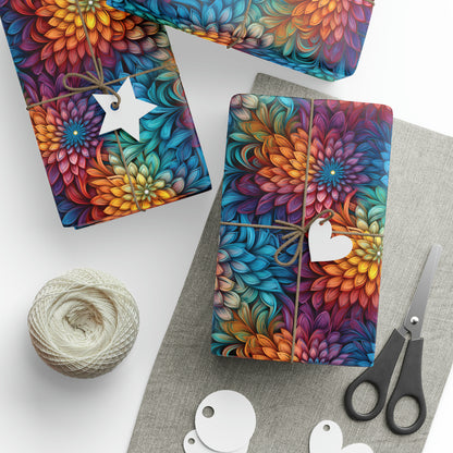 Rainbow Whirls Wrapping Papers