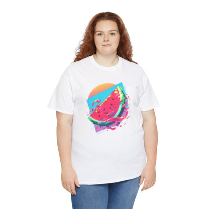 Summer Watermelon Unisex Heavy Cotton Tee