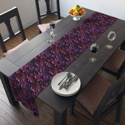 Purple Florals Table Runner (Cotton, Poly)