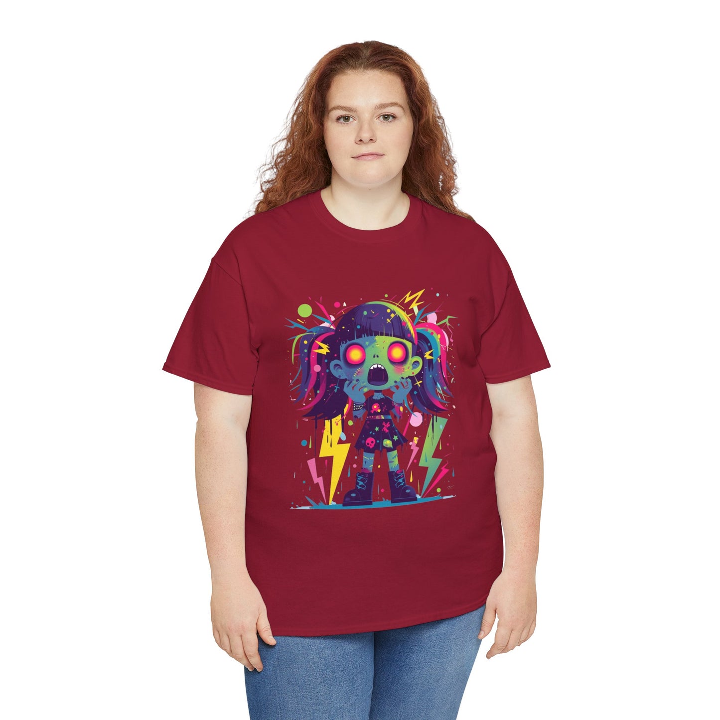 Electrified Zombie Unisex Heavy Cotton Tee