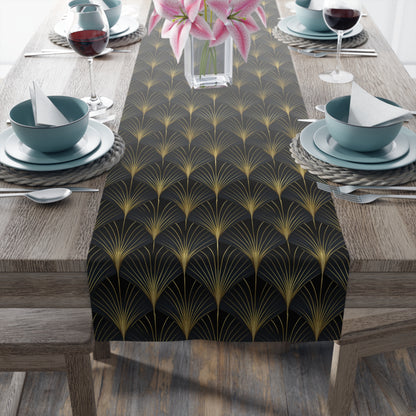 Art Deco Fans Table Runner (Cotton, Poly)