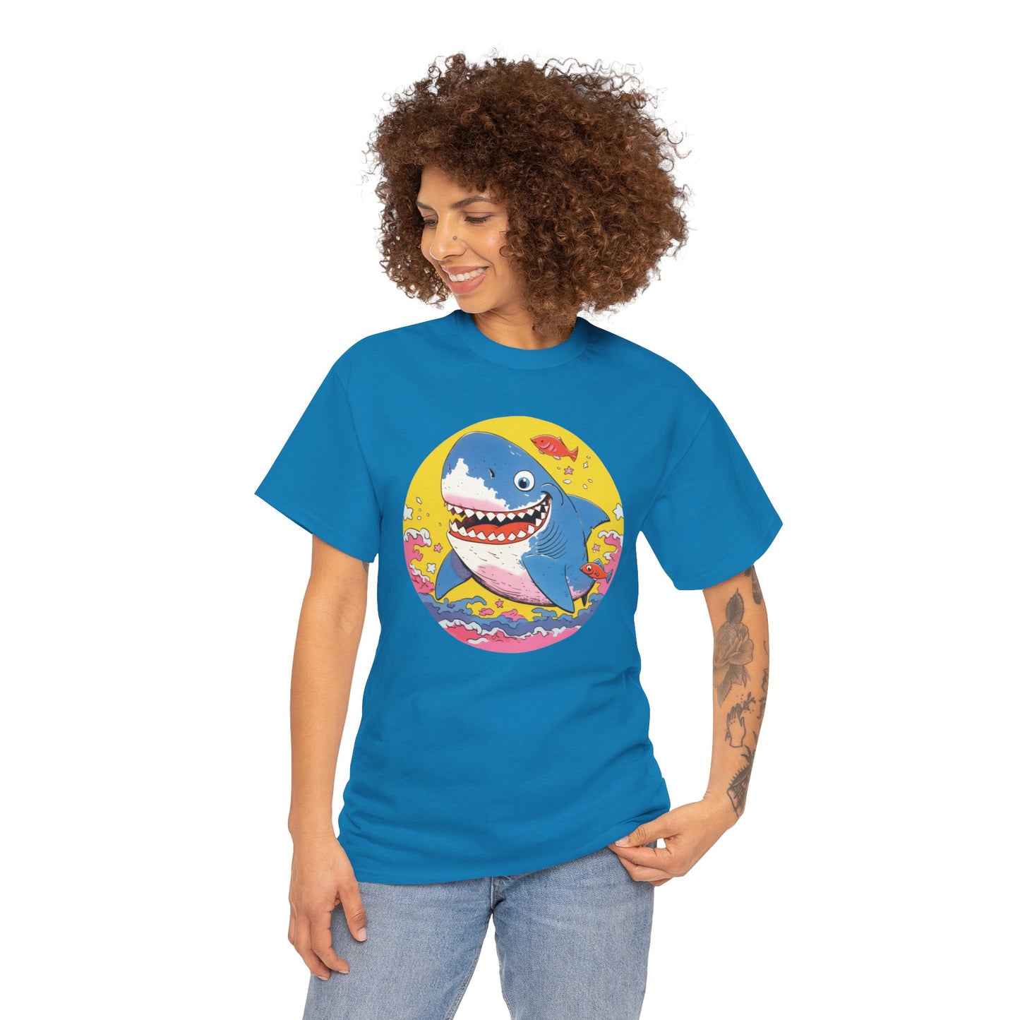 Shark Unisex Heavy Cotton Tee