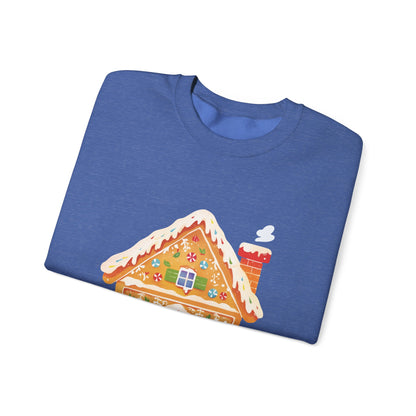 Gingerbread House Unisex Heavy Blend™ Crewneck Sweatshirt