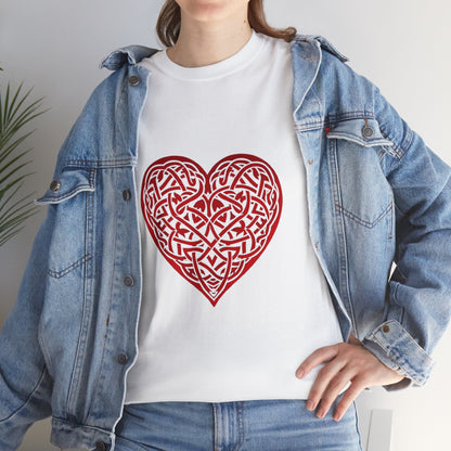 Celtic Heart Unisex Heavy Cotton Tee