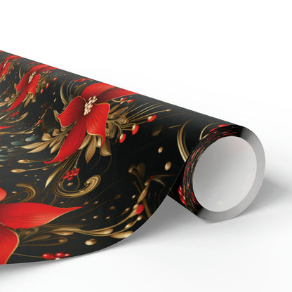 Pretty Poinsettias Wrapping Papers