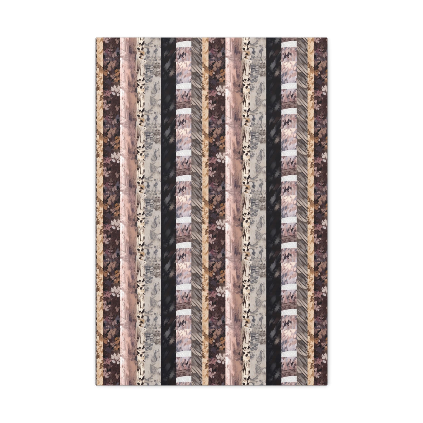 Textured Stripes Canvas Gallery Wrap