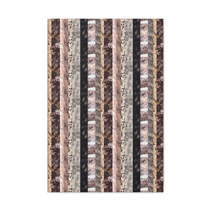 Textured Stripes Canvas Gallery Wrap