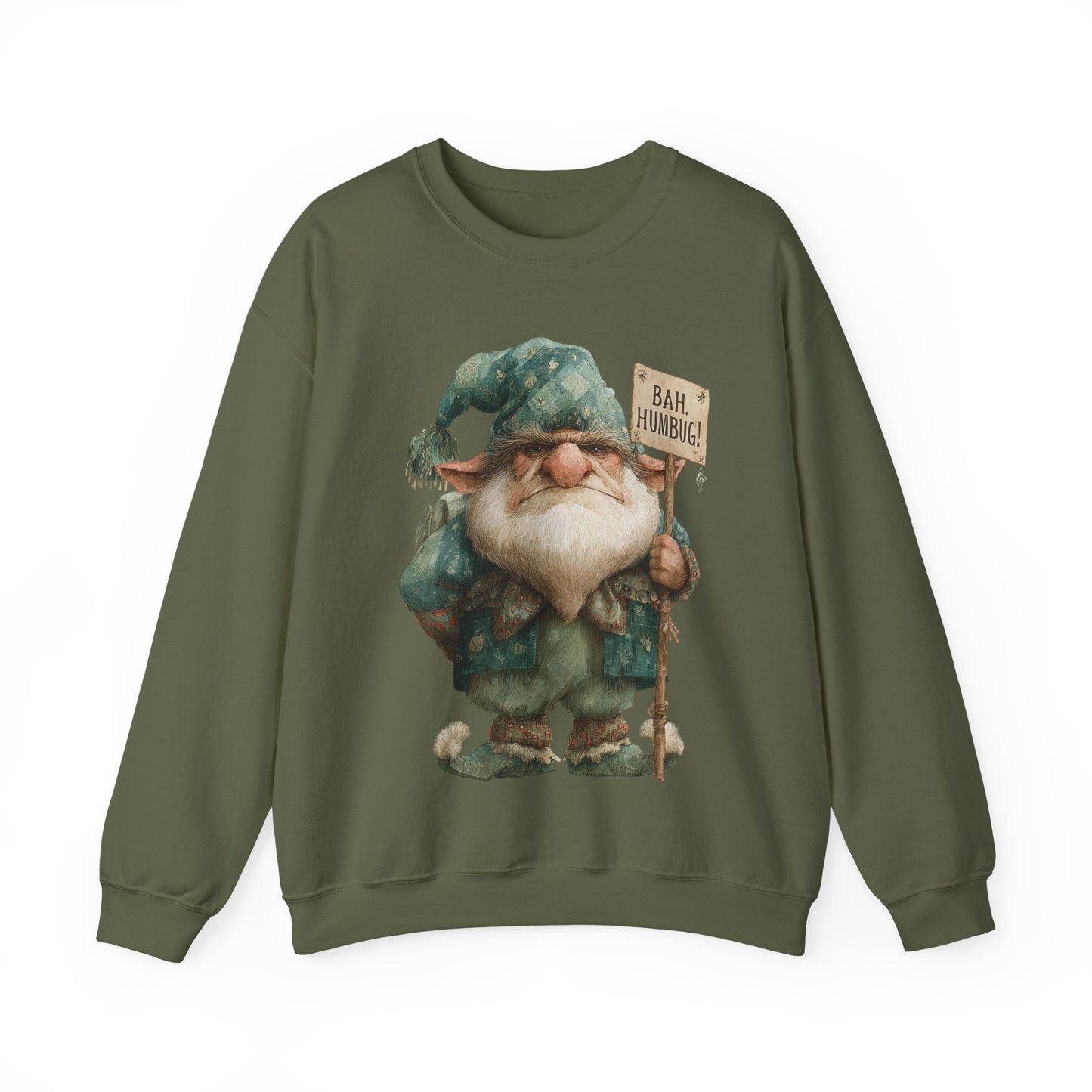 Grumpy Elf Unisex Heavy Blend™ Crewneck Sweatshirt