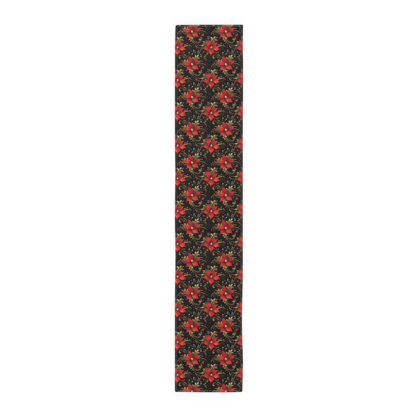 Pretty Poinsettias Table Runner (Cotton, Poly)