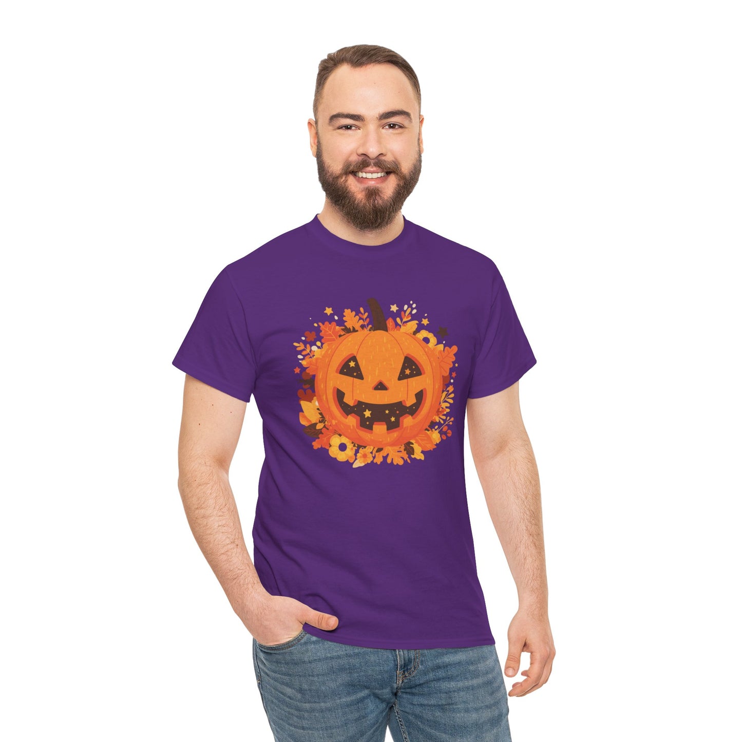 Jack-O-Lantern Unisex Heavy Cotton Tee
