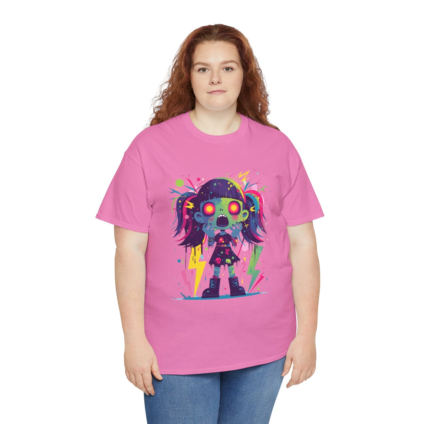 Electrified Zombie Unisex Heavy Cotton Tee