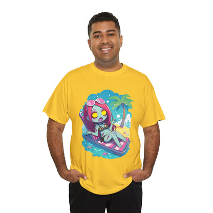 Beach Babe Zombie Unisex Heavy Cotton Tee