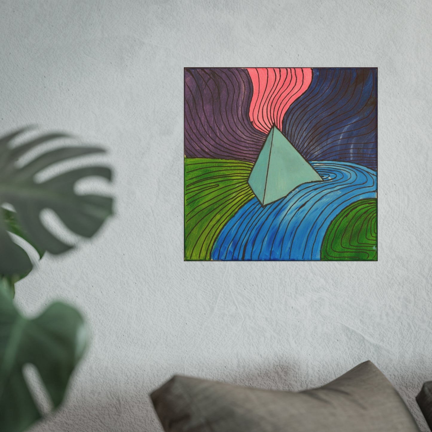 "It All Started Here, Where the Prism Landed" - Acrylic Art Print