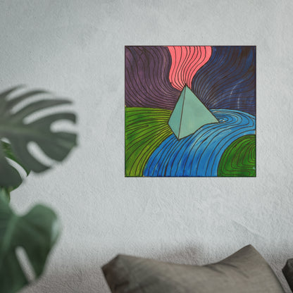 "It All Started Here, Where the Prism Landed" - Acrylic Art Print