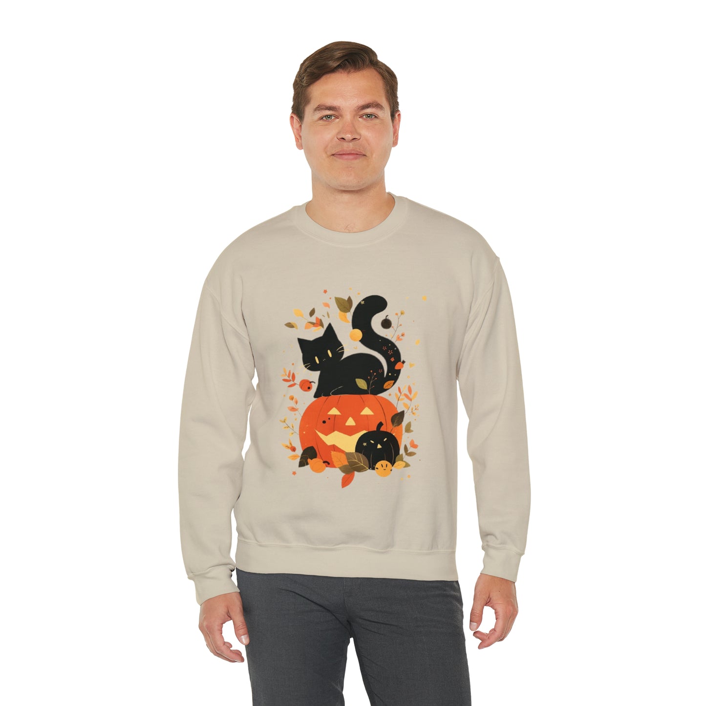 Spooky Kitty Unisex Heavy Blend™ Crewneck Sweatshirt