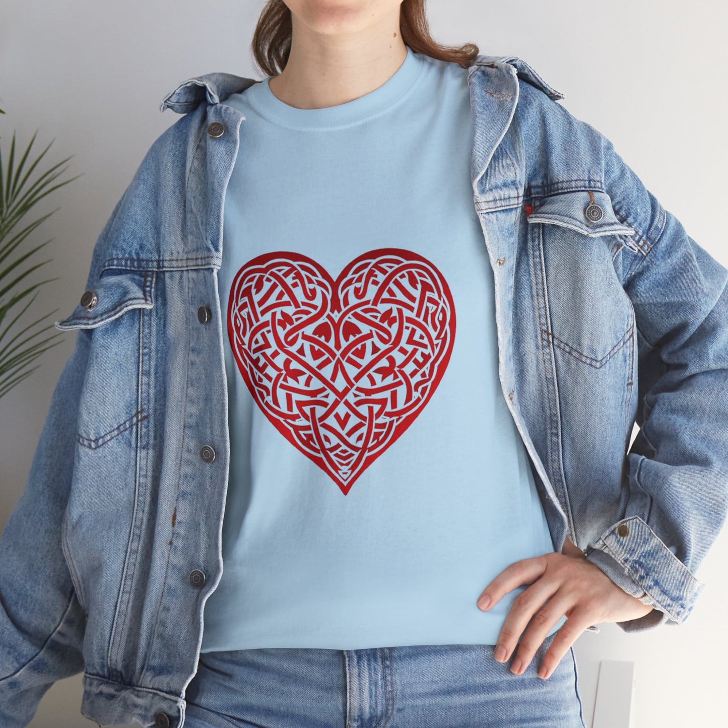 Celtic Heart Unisex Heavy Cotton Tee