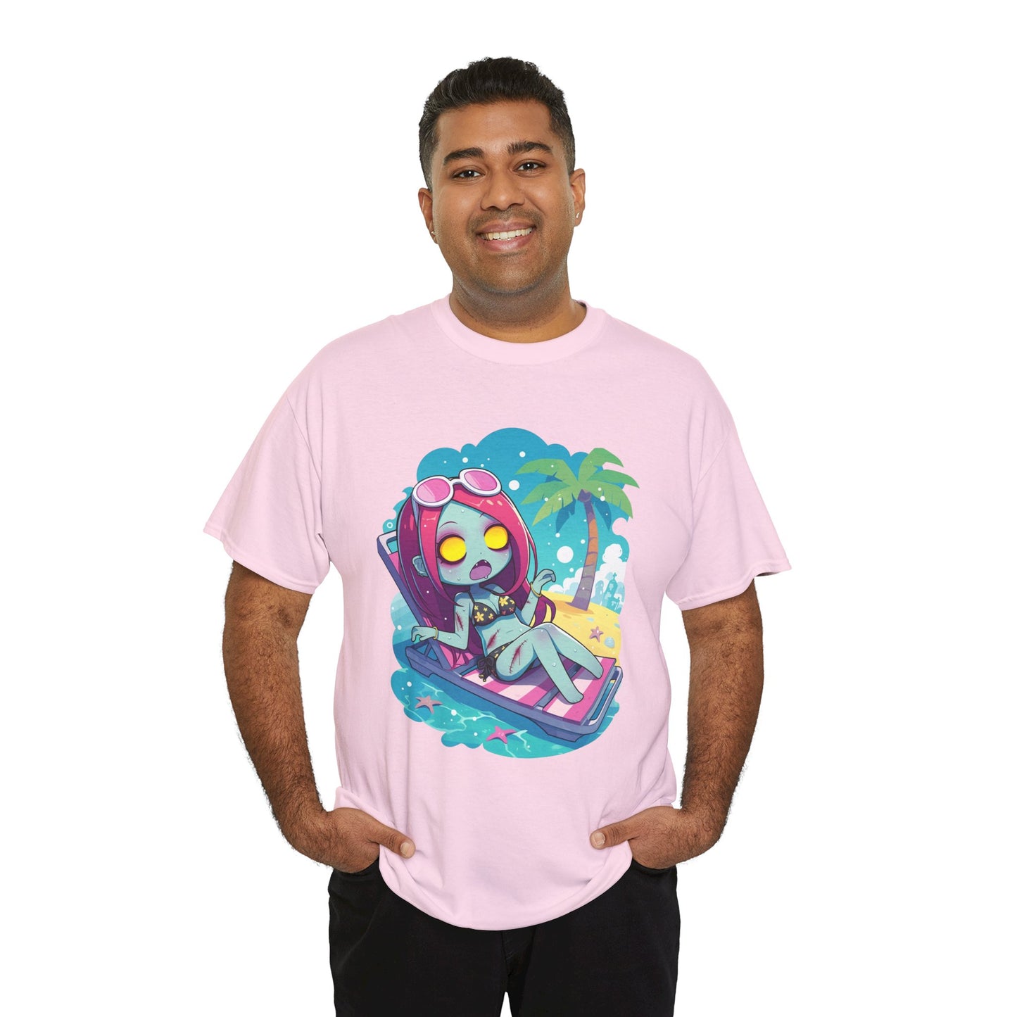 Beach Babe Zombie Unisex Heavy Cotton Tee
