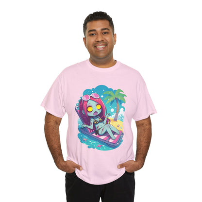 Beach Babe Zombie Unisex Heavy Cotton Tee