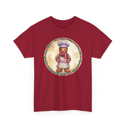 Gingerbread Baker Unisex Heavy Cotton Tee