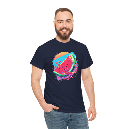 Summer Watermelon Unisex Heavy Cotton Tee