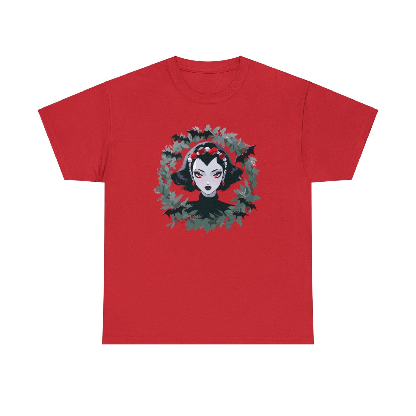 Vampire Wreath Unisex Heavy Cotton Tee