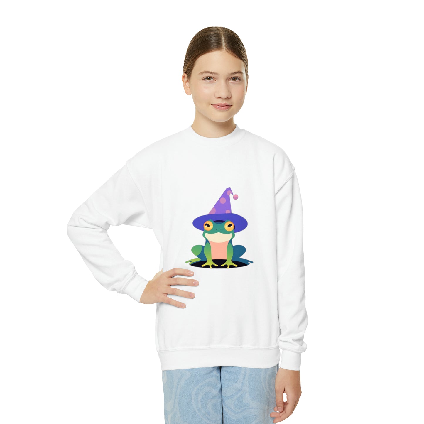 Wizard Frog Youth Crewneck Sweatshirt