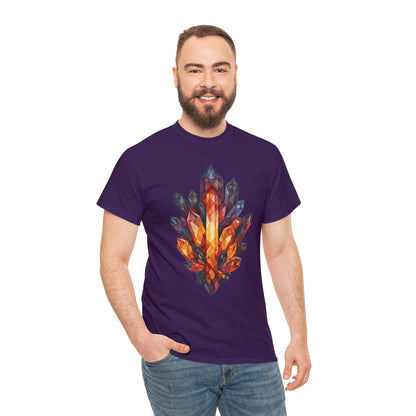 Volcanic Crystal Cluster Unisex Heavy Cotton Tee
