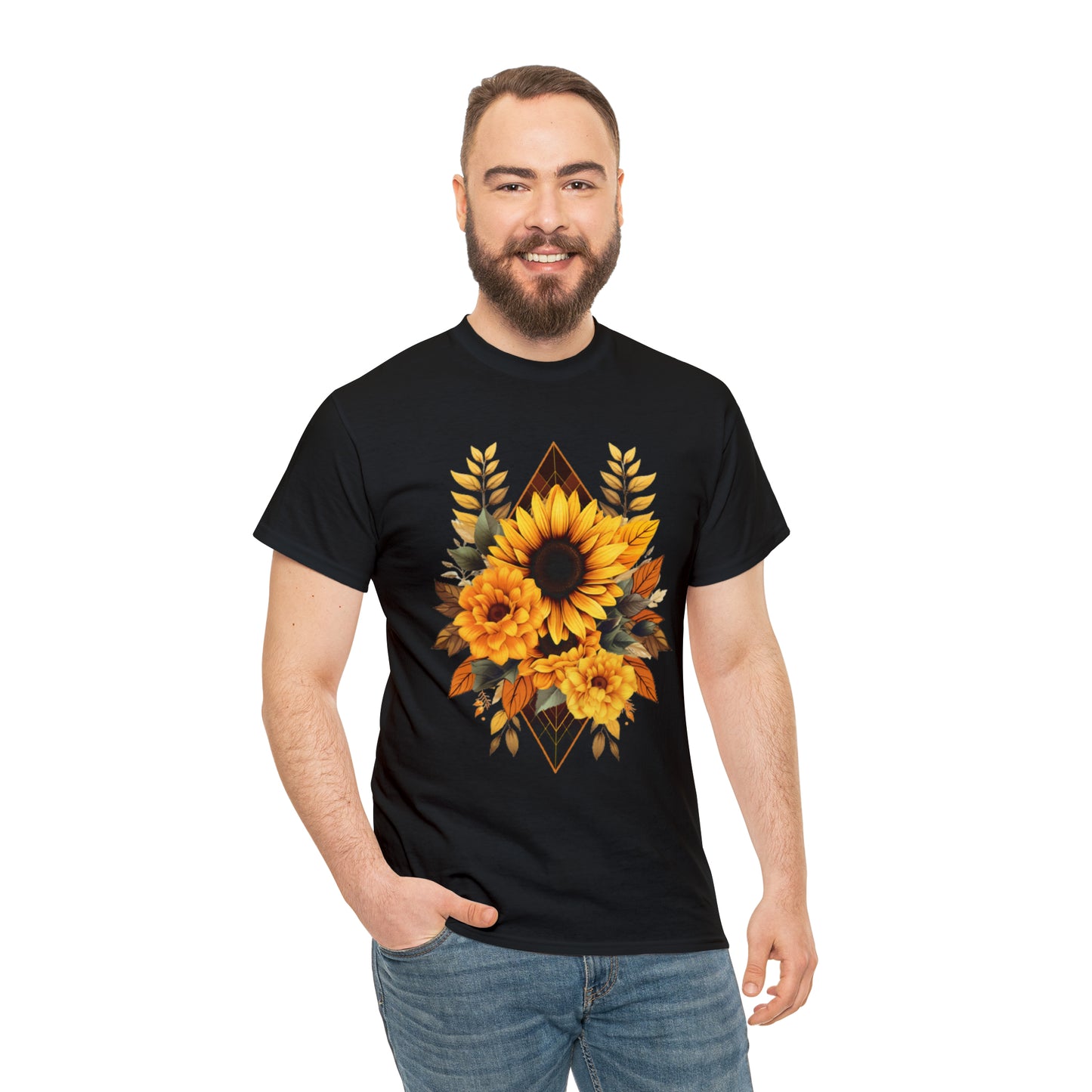 Sunflowers Unisex Heavy Cotton Tee