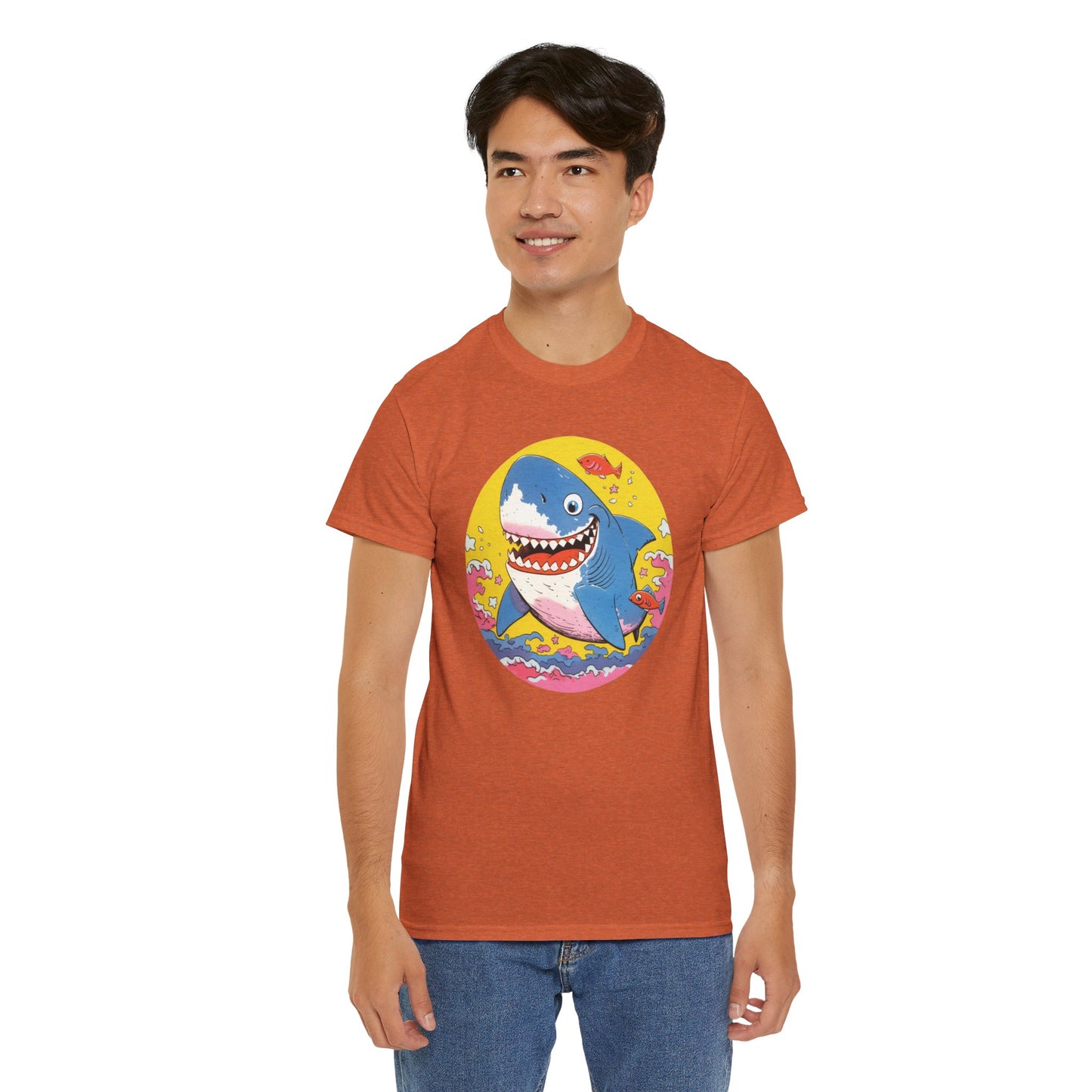 Shark Unisex Heavy Cotton Tee