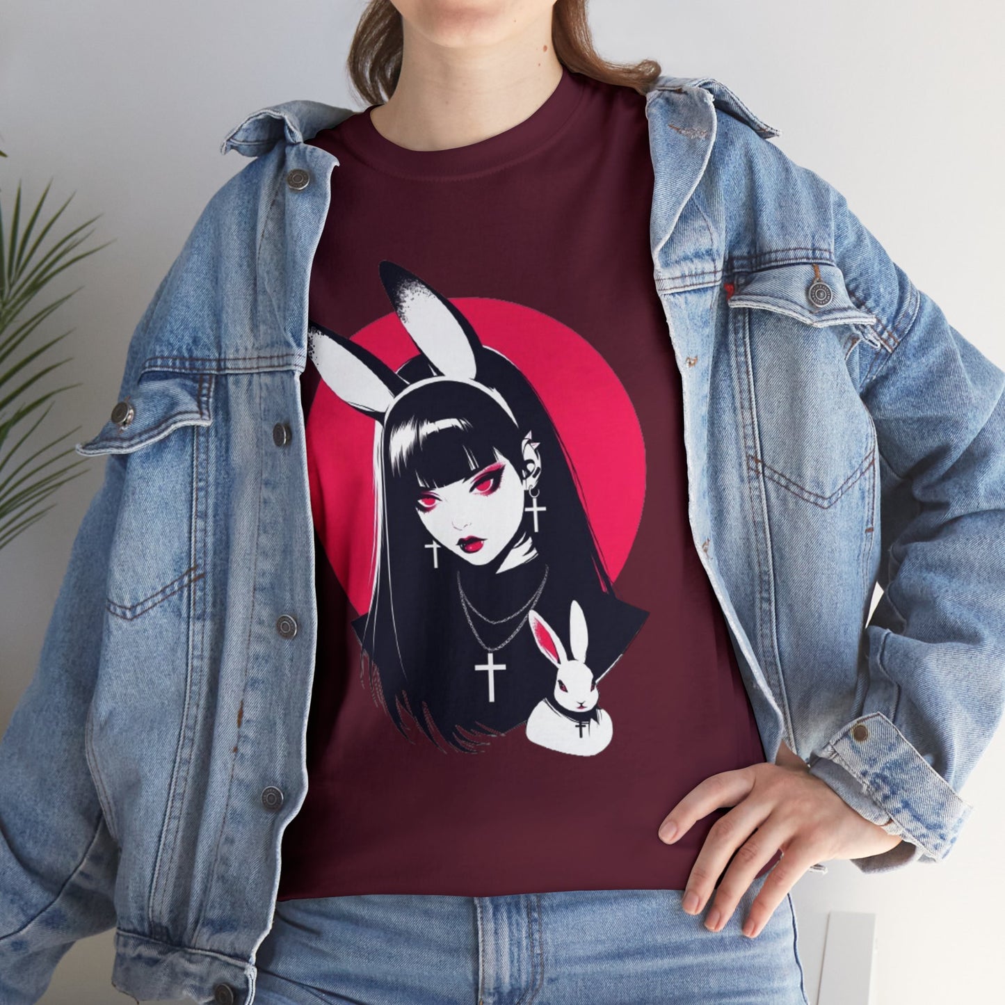 Vampire Bunny Unisex Heavy Cotton Tee