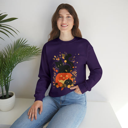 Spooky Kitty Unisex Heavy Blend™ Crewneck Sweatshirt