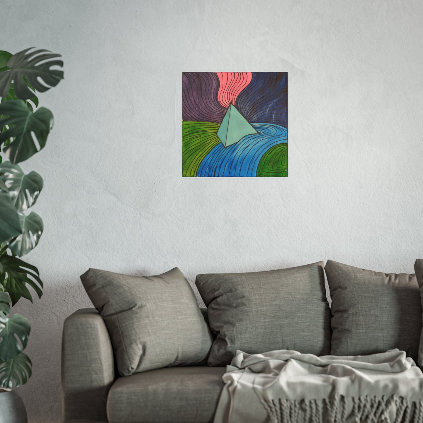 "It All Started Here, Where the Prism Landed" - Acrylic Art Print