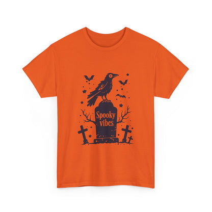 Spooky Vibes Unisex Heavy Cotton Tee